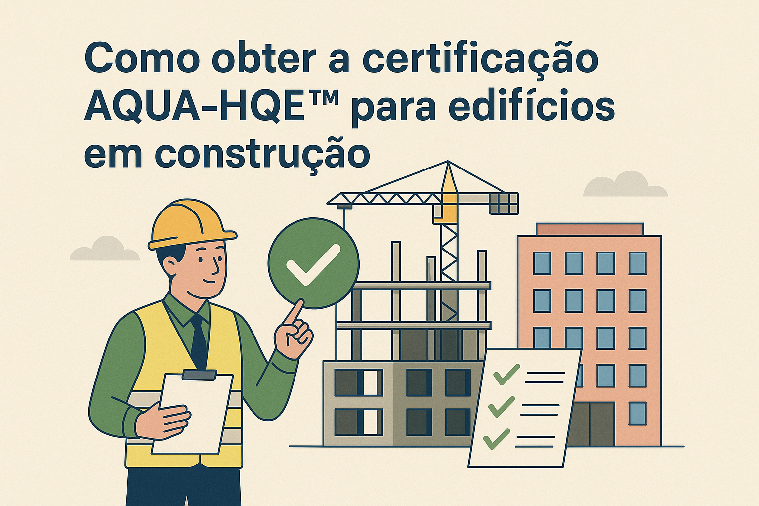 Como obter a certificação AQUA-HQE™ para edifícios em construção